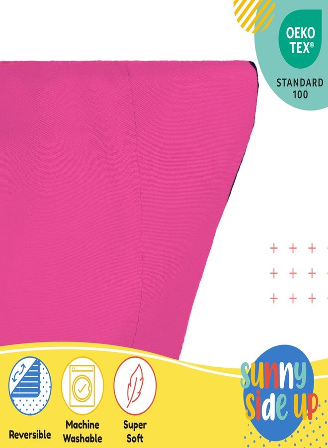 Sunny Side Up Disney Minnie Mouse 2 Pack Reversible Pillowcases - Double Sided Pillow Covers, Kids Super Soft Pink Bedding - Image 4